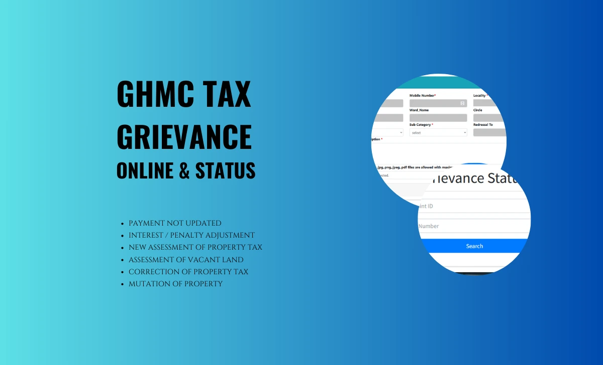 GHMC Grievance and Status Check