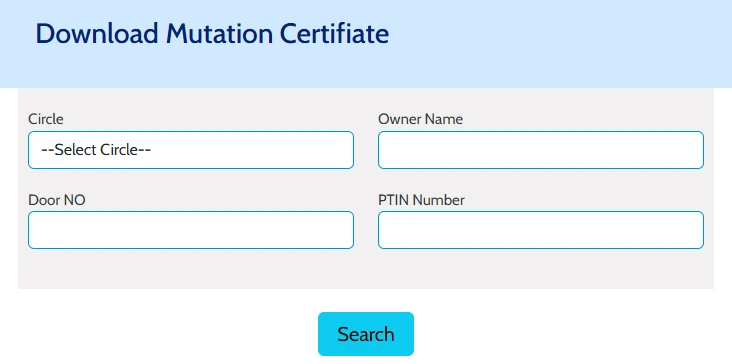 GHMC Mutation Certificate Download Steps