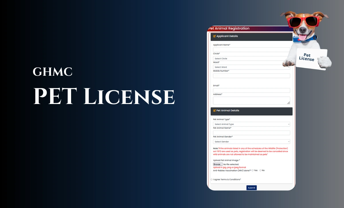 GHMC Pet License Registration in Hyderabad