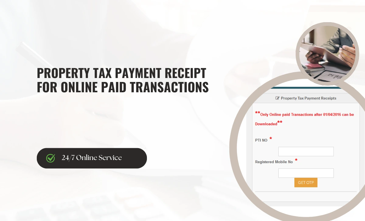 GHMC Property Tax Receipt