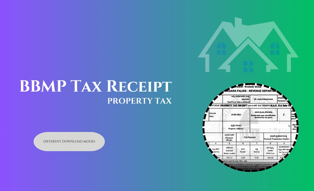 BBMP Property Tax Receipt