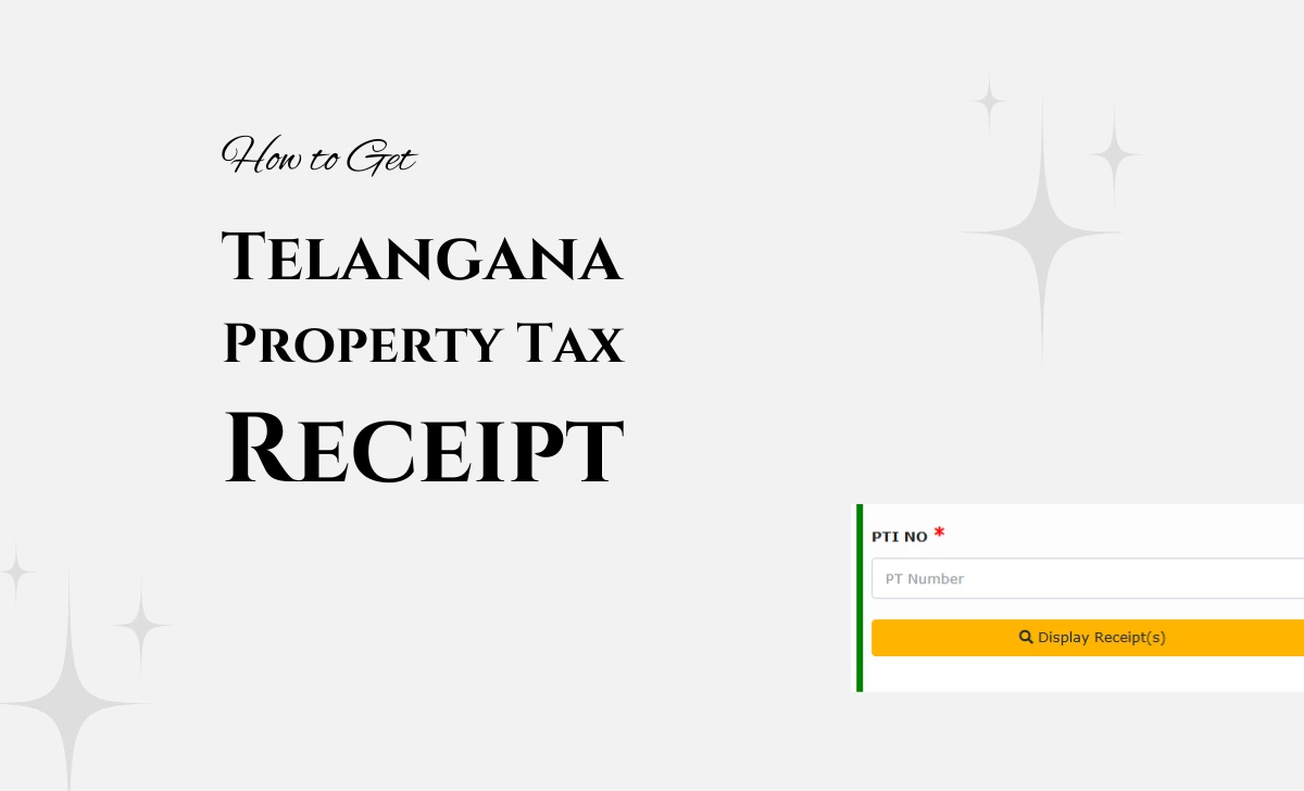 Telangana Property Tax Receipt