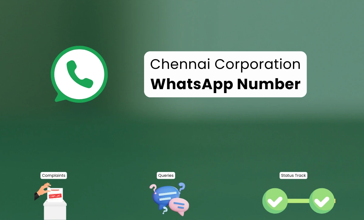 Chennai Corporation Complaint WhatsApp Number