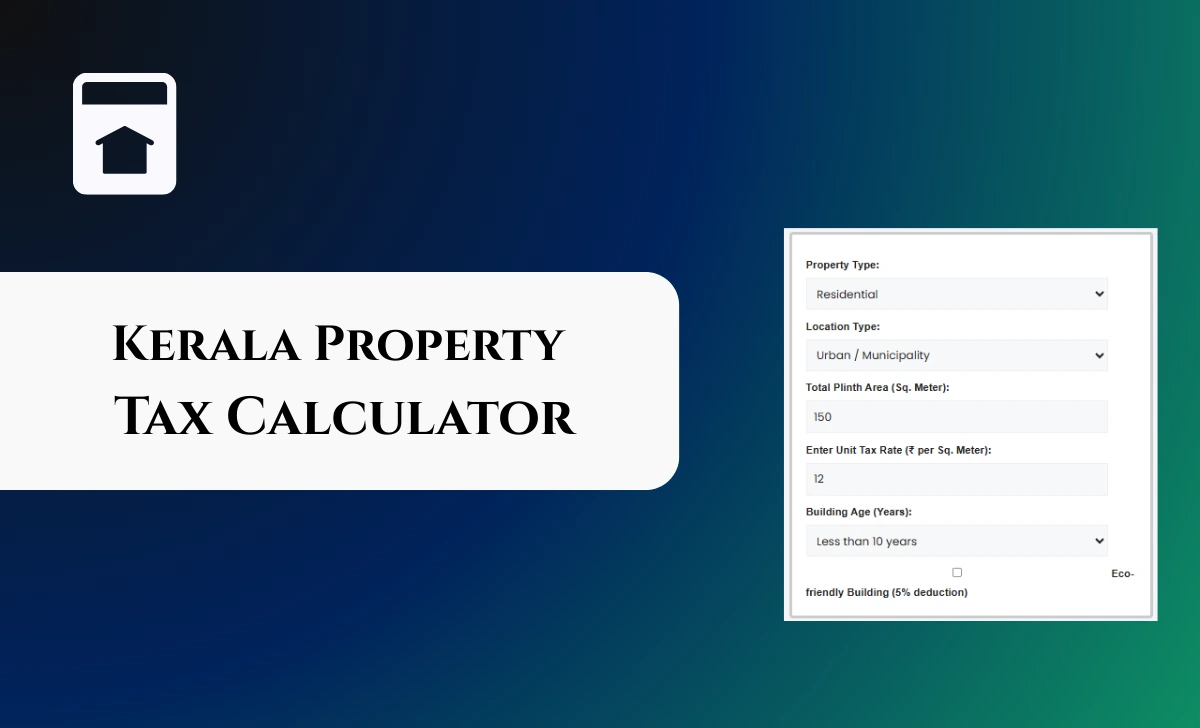 Kerala Property tax Calculator