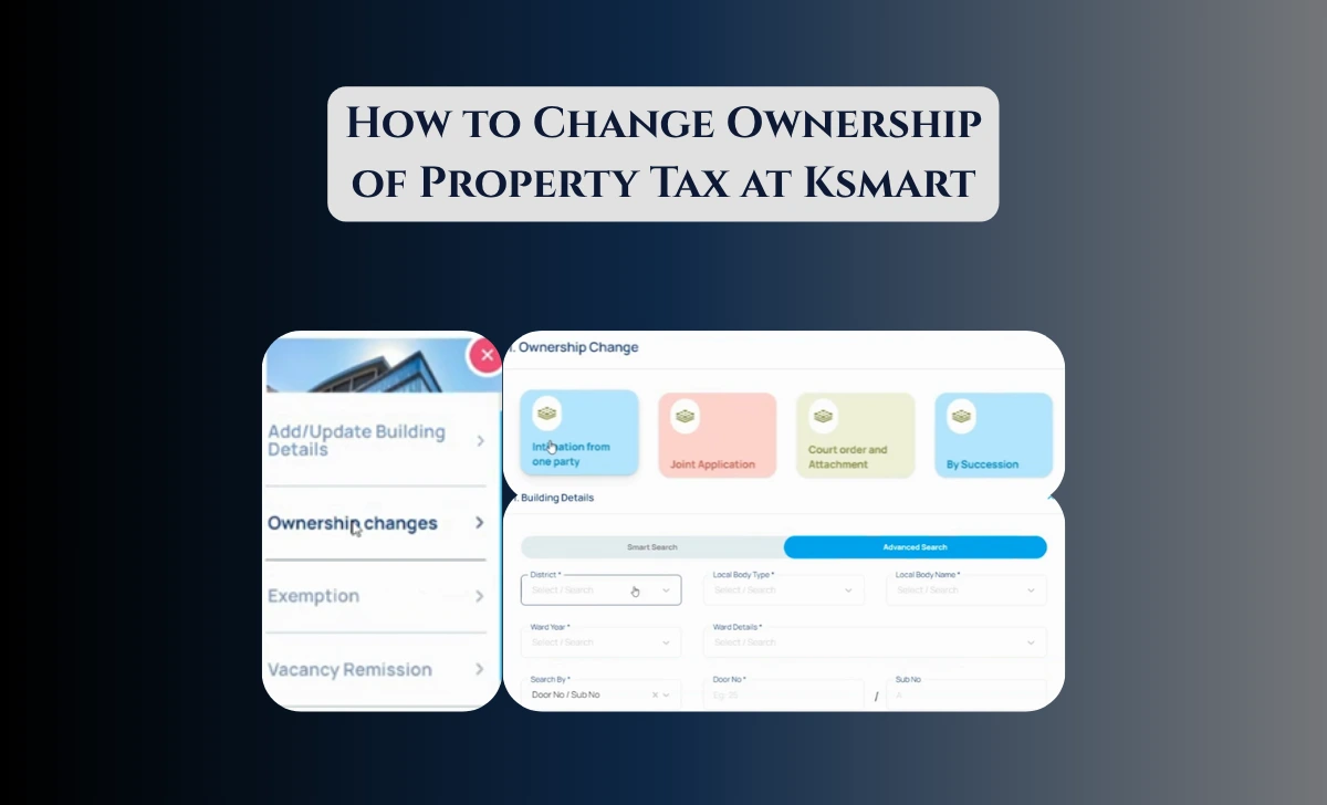 Kerala Property Tax Ownership Change